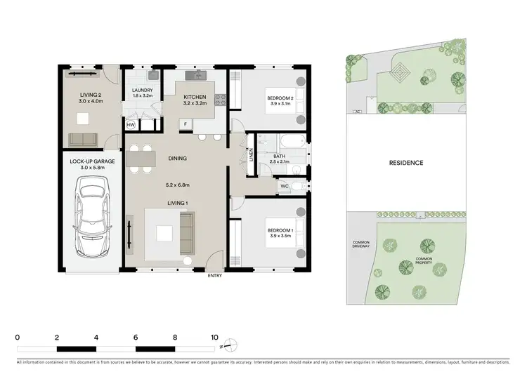 Floorplan of Homely unit listing, 2/12 Platts Close, Toormina NSW 2452