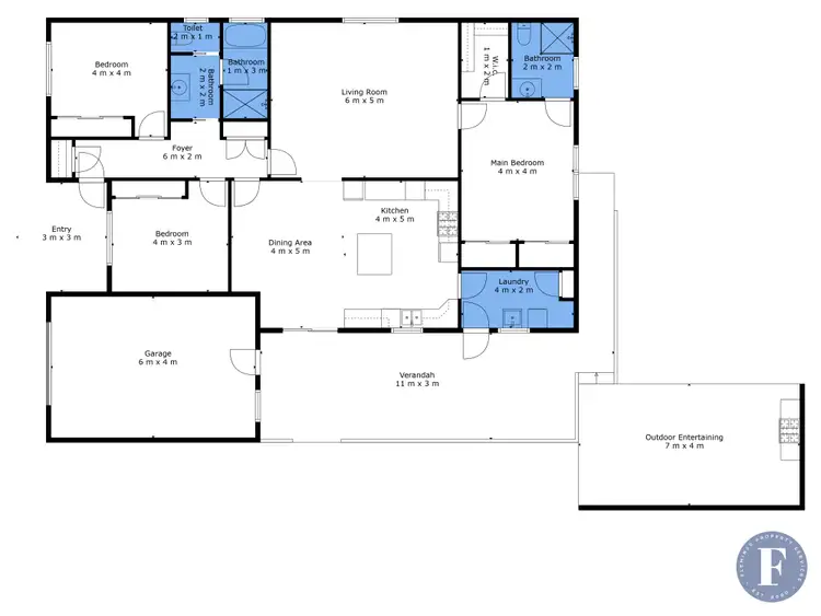 Floorplan of Homely house listing, 7 Patterson Avenue, Young NSW 2594