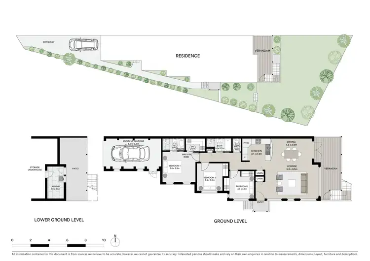 Floorplan of Homely semi-detached listing, 34B Margate Street, Ramsgate NSW 2217