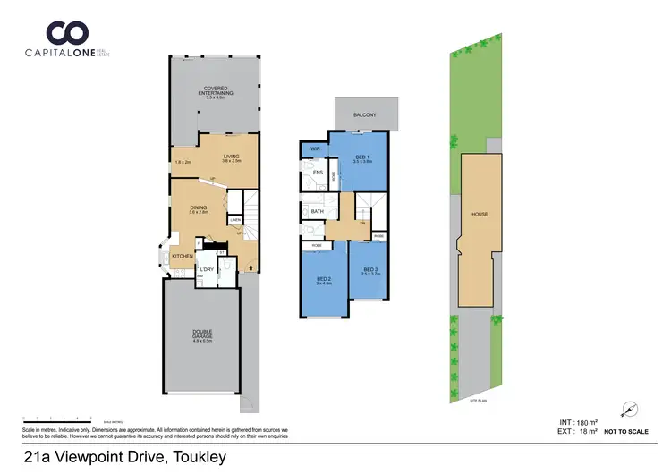 Floorplan of Homely semi-detached listing, 21a Viewpoint Drive, Toukley NSW 2263