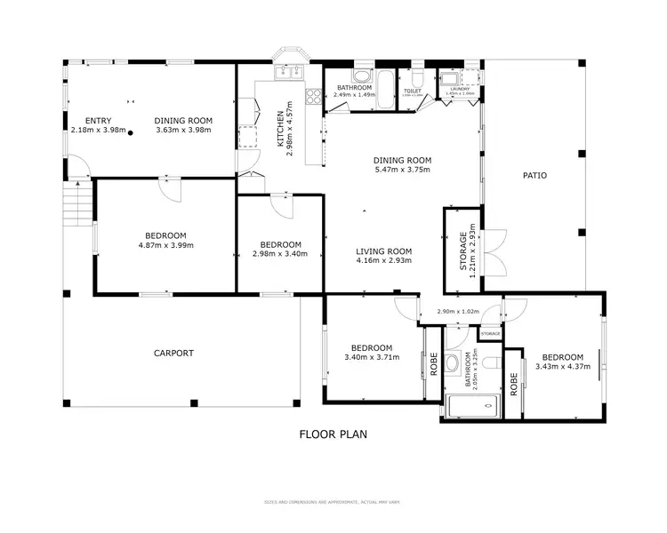 Floorplan of Homely house listing, 5 Holmes Street, Stratford QLD 4870