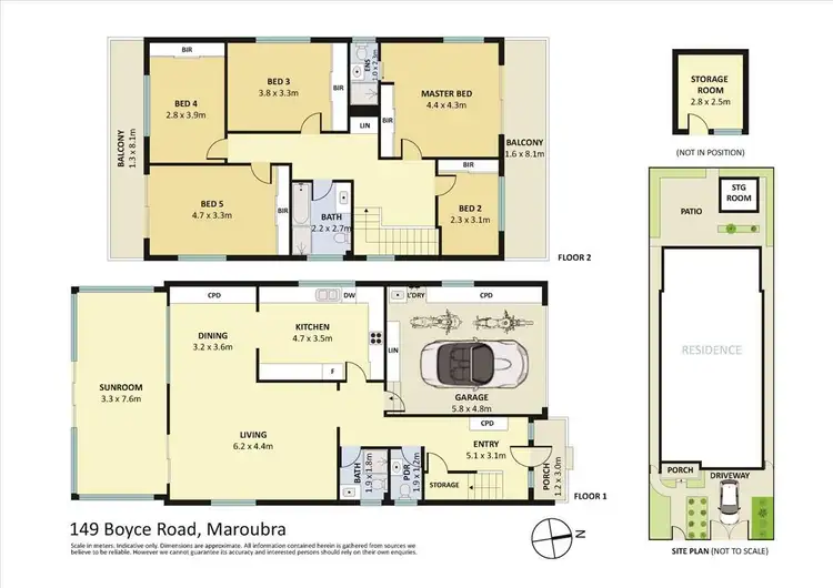 Floorplan of Homely house listing, 149 Boyce Road, Maroubra NSW 2035