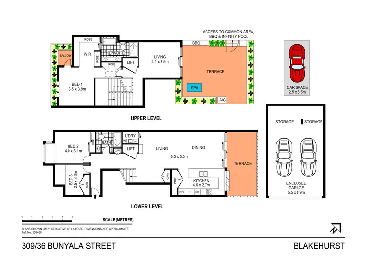 Floorplan of Homely apartment listing, 309/36 Bunyala Street, Blakehurst NSW 2221