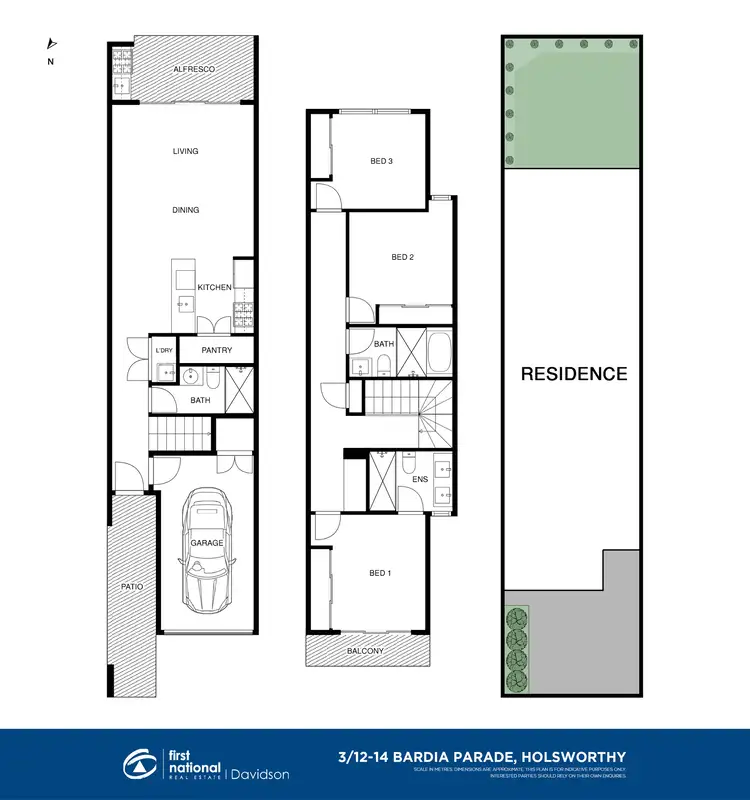 Floorplan of Homely house listing, 3/12 Bardia Parade, Holsworthy NSW 2173