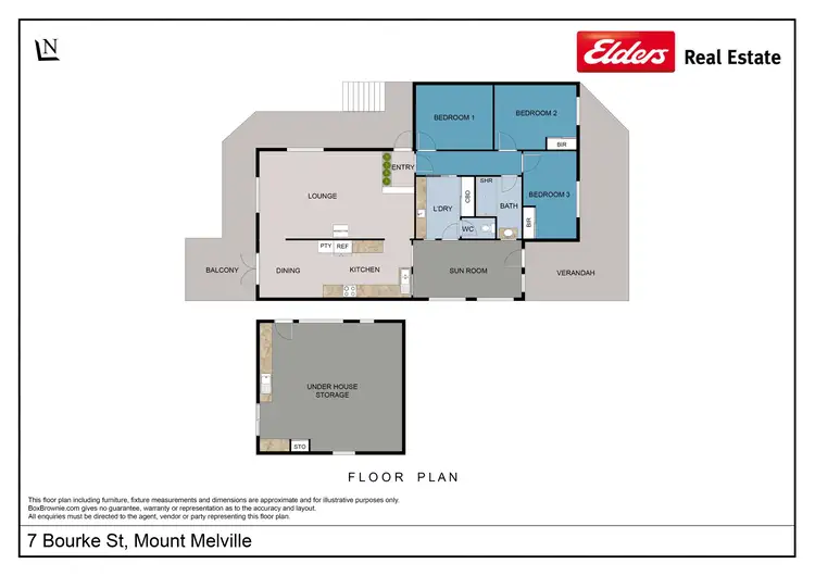 Floorplan of Homely house listing, 7 Bourke Street, Mount Melville WA 6330