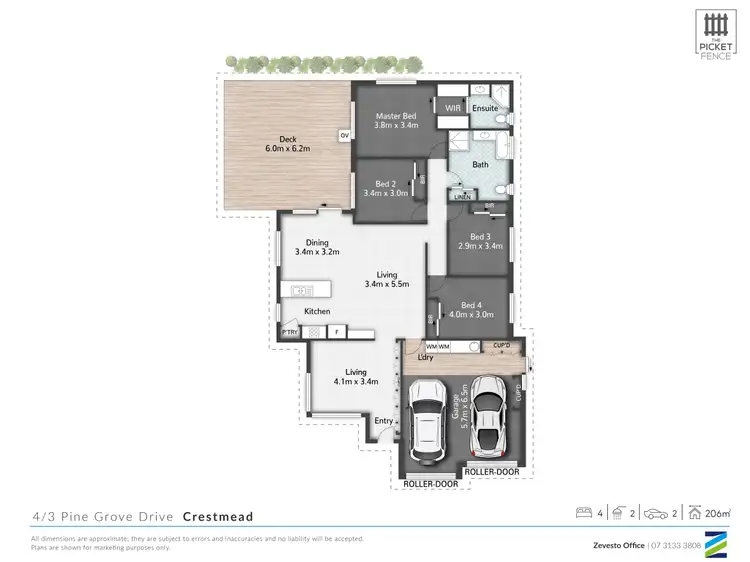 Floorplan of Homely house listing, 4/3-5 Pine Grove Drive, Crestmead QLD 4132