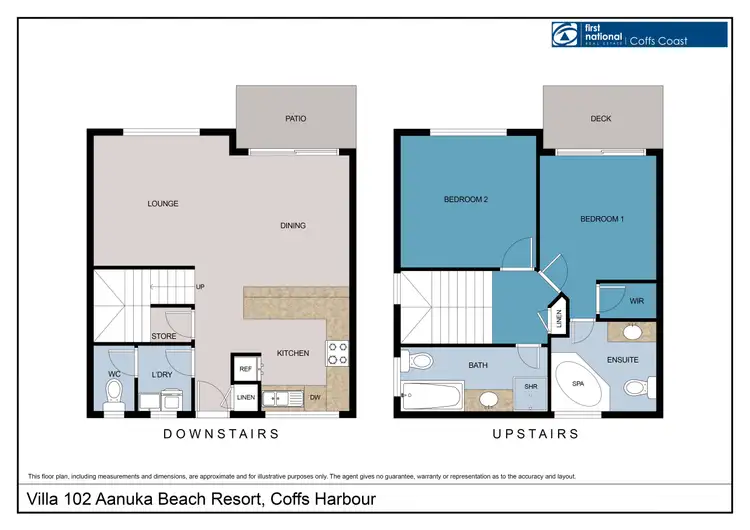 Floorplan of Homely townhouse listing, 102/2 Firman Drive, Coffs Harbour NSW 2450