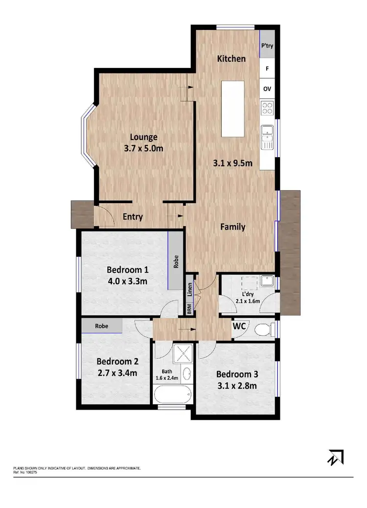 Floorplan of Homely house listing, 45 Outtrim Avenue, Calwell ACT 2905