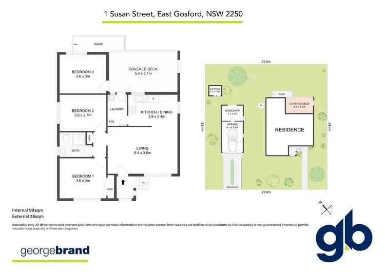 Floorplan of Homely house listing, 1 Susan Street, East Gosford NSW 2250
