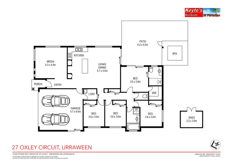 Floorplan of Homely house listing, 27 Oxley Circuit, Urraween QLD 4655