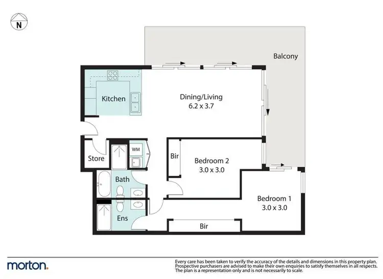 Floorplan of Homely apartment listing, D301/48-56 Derby Street, Kingswood NSW 2747