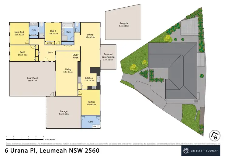 Floorplan of Homely house listing, 6 Urana Place, Leumeah NSW 2560