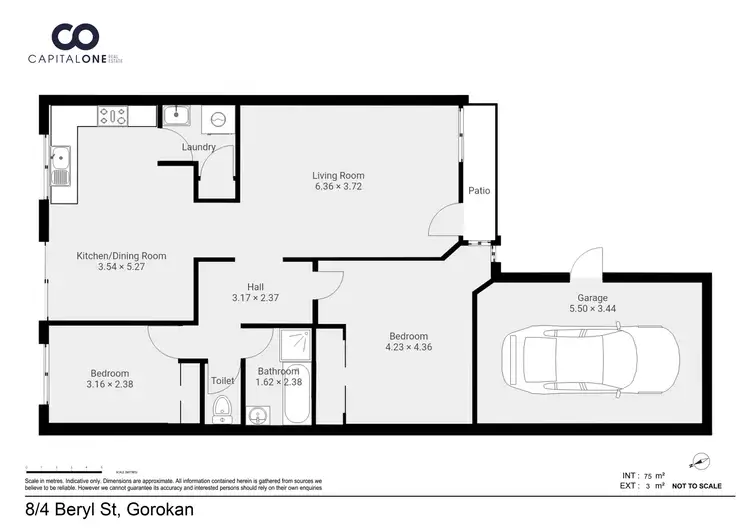 Floorplan of Homely unit listing, 8/4 Beryl Street, Gorokan NSW 2263