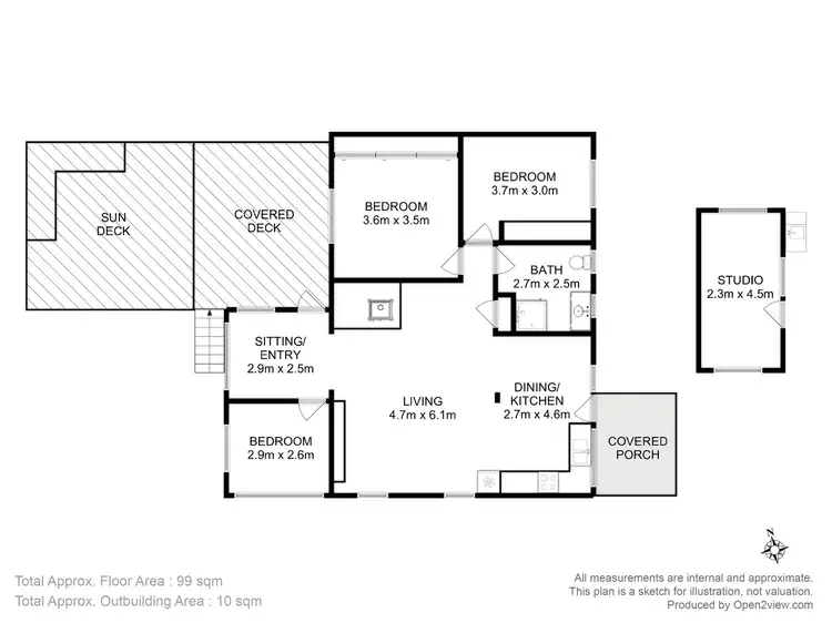 Floorplan of Homely house listing, 5857 Arthur Highway, Taranna TAS 7180