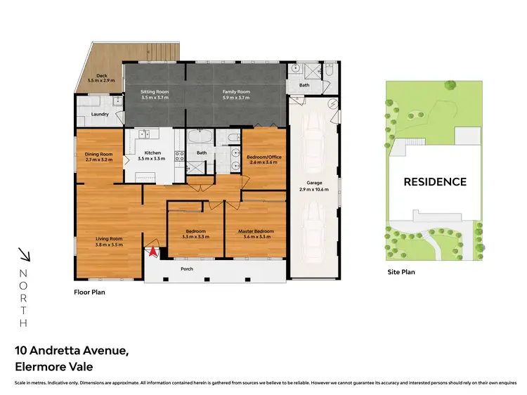 Floorplan of Homely house listing, 10 Andretta Avenue, Elermore Vale NSW 2287