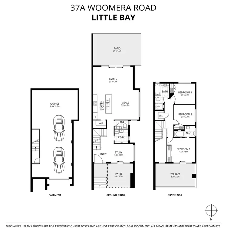 Floorplan of Homely house listing, 37A Woomera Road, Little Bay NSW 2036