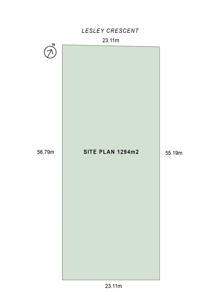 Floorplan of Homely land listing, 16 Lesley Crescent, Crafers SA 5152