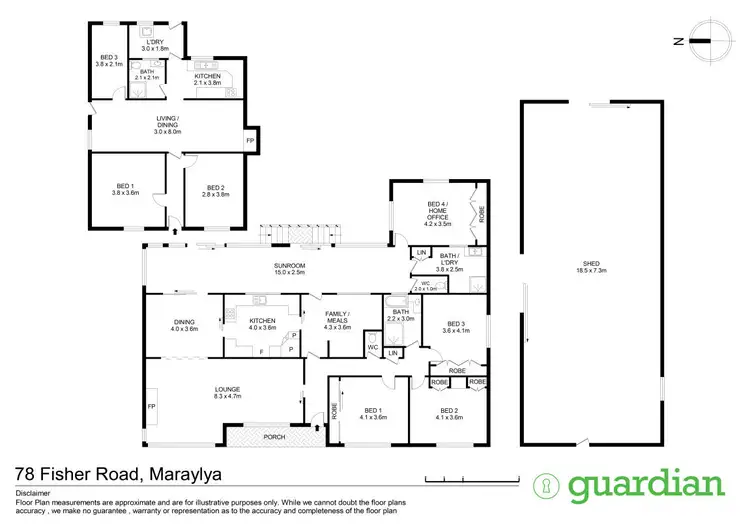 Floorplan of Homely rural property listing, 78 Fisher Road, Maraylya NSW 2765