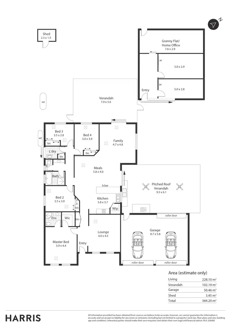 Floorplan of Homely house listing, 20 Vanessa Drive, Burton SA 5110