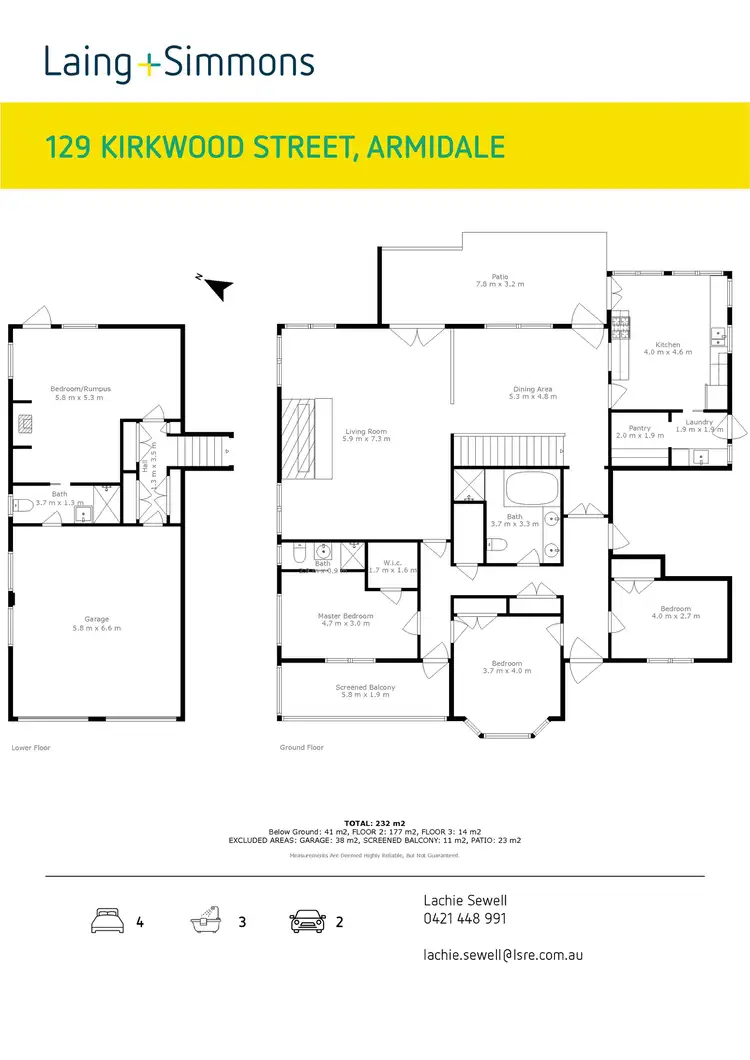 Floorplan of Homely house listing, 129 Kirkwood Street, Armidale NSW 2350
