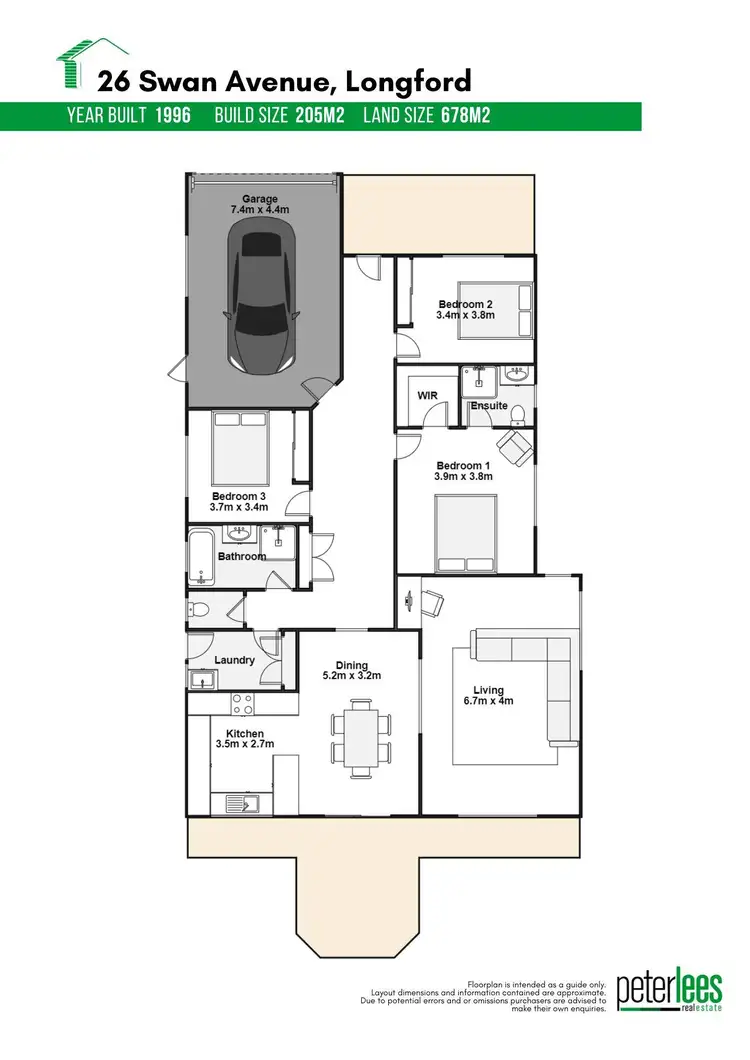 Floorplan of Homely house listing, 26 Swan Avenue, Longford TAS 7301