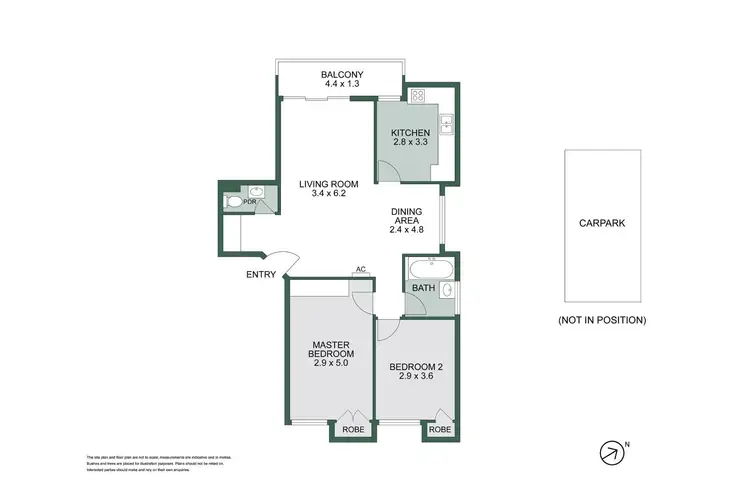Floorplan of Homely apartment listing, 63/313 Beaconsfield Parade, St Kilda West VIC 3182