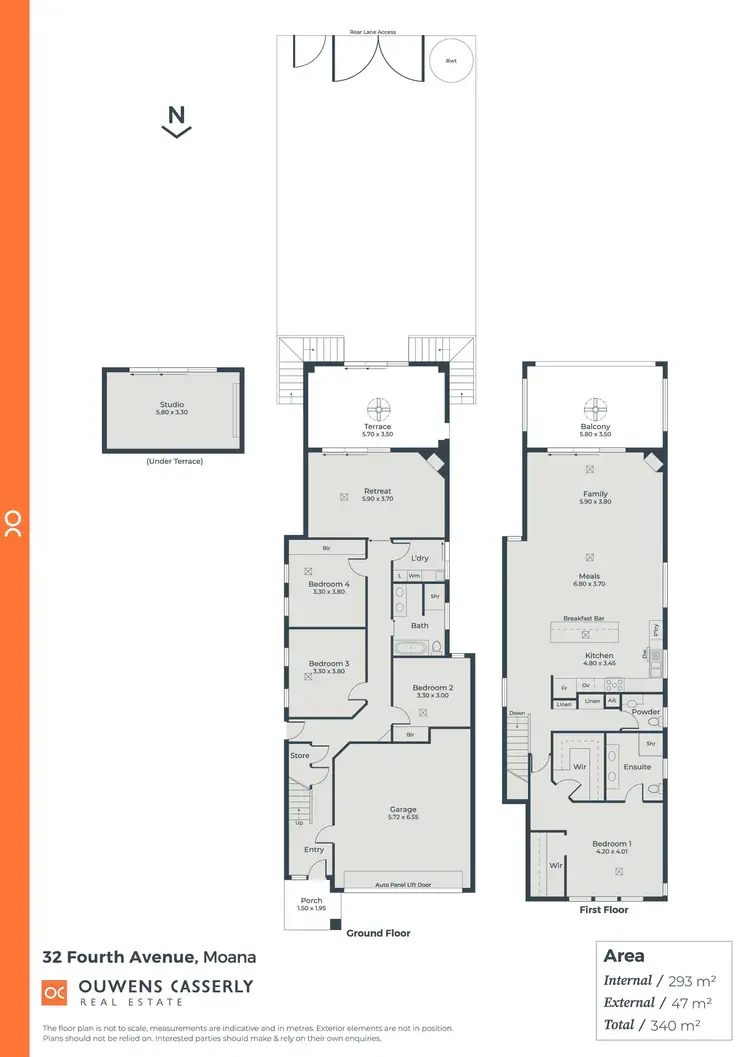 Floorplan of Homely house listing, 32 Fourth Avenue, Moana SA 5169
