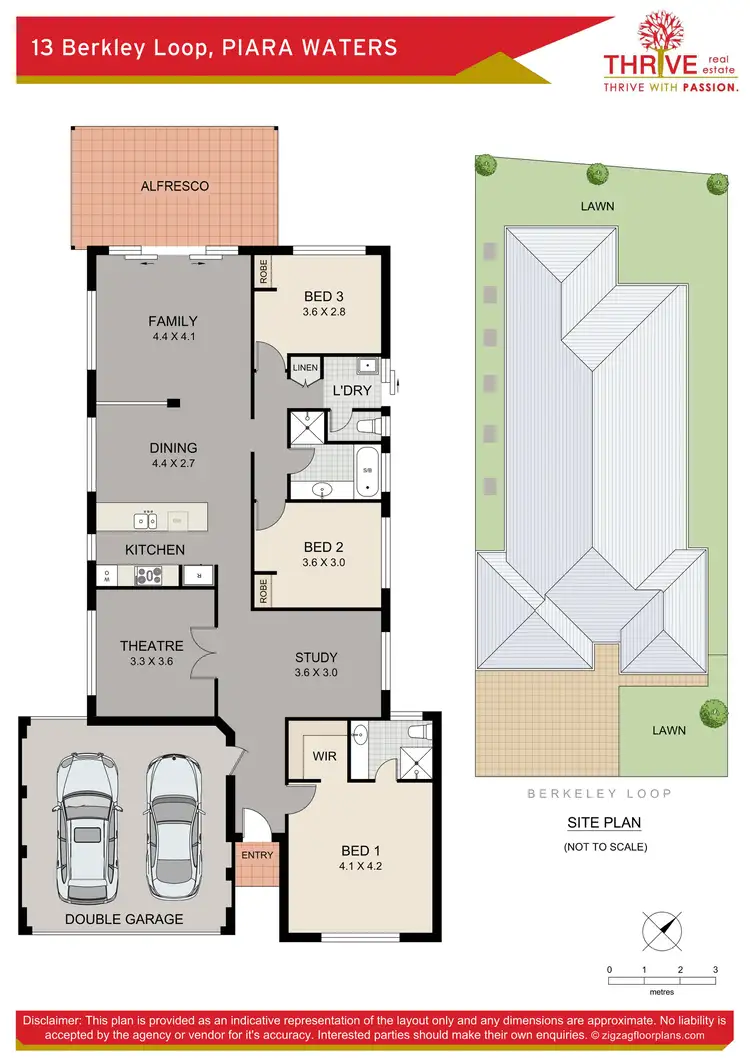 Floorplan of Homely house listing, 13 Berkeley Loop, Piara Waters WA 6112