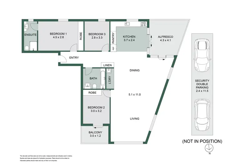 Floorplan of Homely apartment listing, 501/822 Pittwater Road, Dee Why NSW 2099