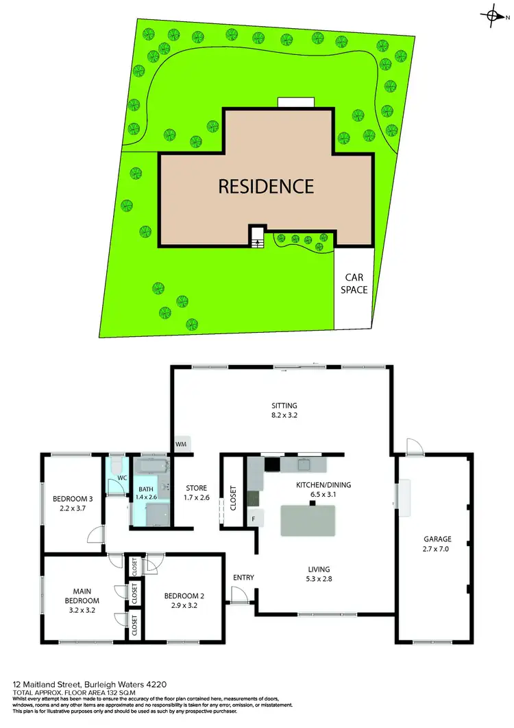 Floorplan of Homely house listing, 12 Maitland Street, Burleigh Waters QLD 4220