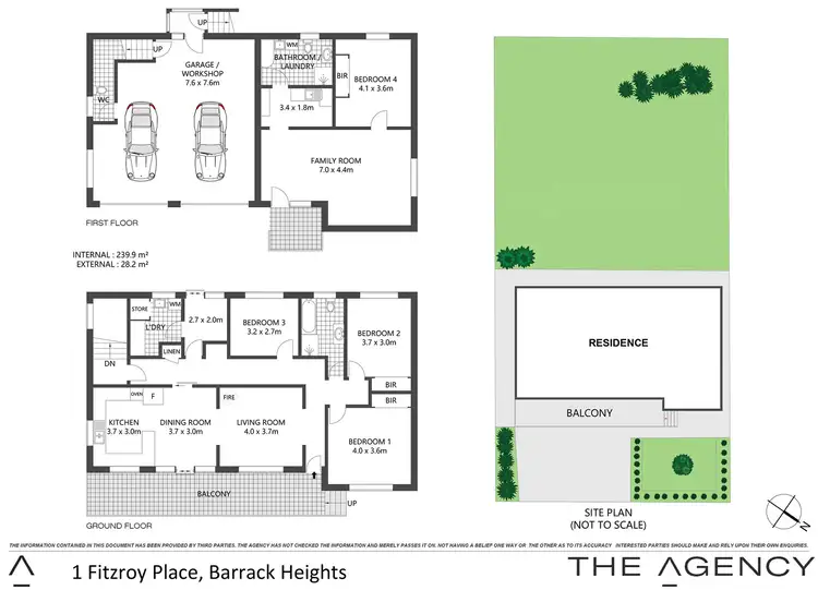Floorplan of Homely house listing, 1 Fitzroy Place, Barrack Heights NSW 2528