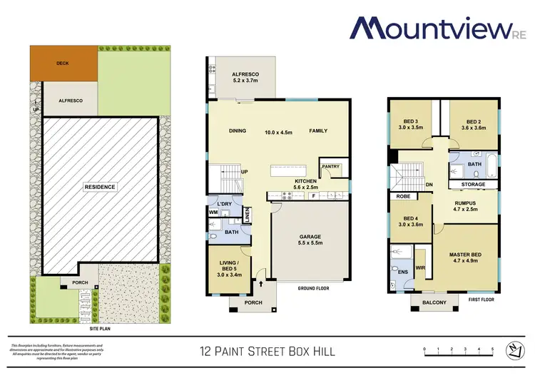 Floorplan of Homely house listing, 12 Paint Street, Box Hill NSW 2765