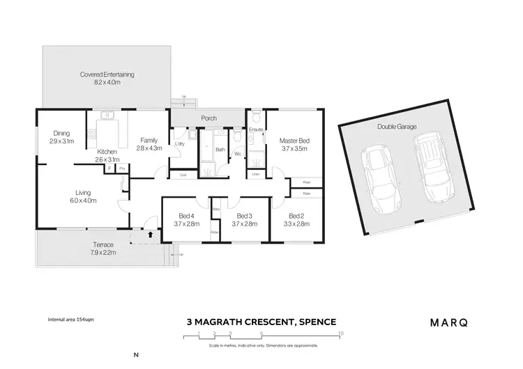 Floorplan of Homely house listing, 3 Magrath Crescent, Spence ACT 2615
