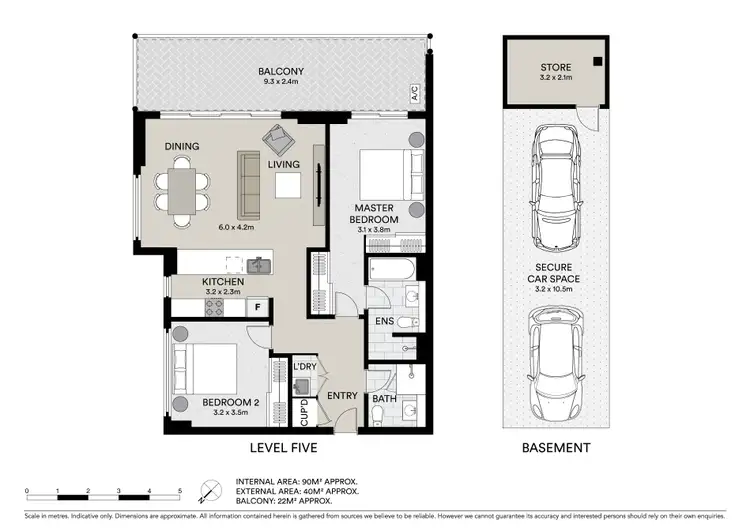 Floorplan of Homely apartment listing, 521/6 Baywater Drive, Wentworth Point NSW 2127