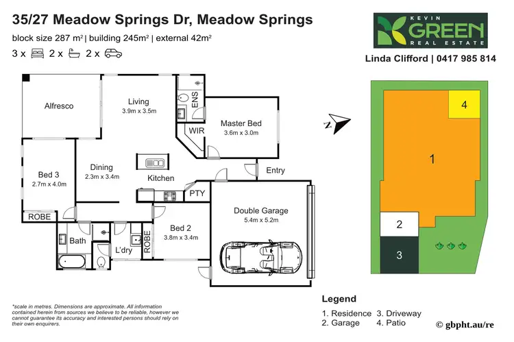 Floorplan of Homely unit listing, 35/27 Meadow Springs Drive, Meadow Springs WA 6210