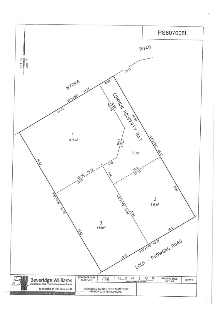 Floorplan of Homely land listing, LOT 1, 15-17 Nyora Road, Poowong VIC 3988