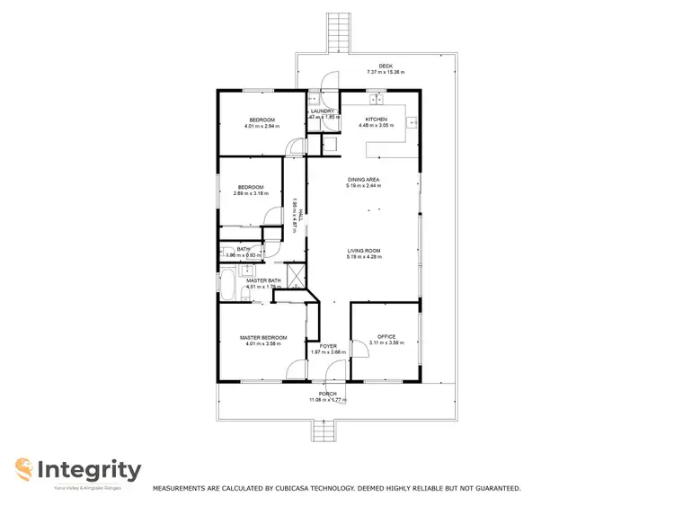 Floorplan of Homely house listing, 18 Hill Avenue, Marysville VIC 3779