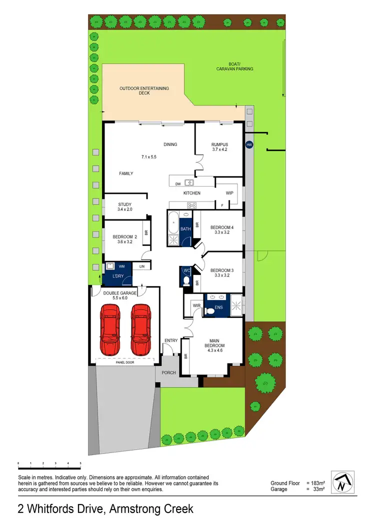 Floorplan of Homely house listing, 2 Whitfords Drive, Armstrong Creek VIC 3217