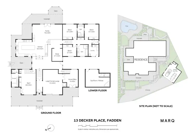 Floorplan of Homely house listing, 13 Decker Place, Fadden ACT 2904
