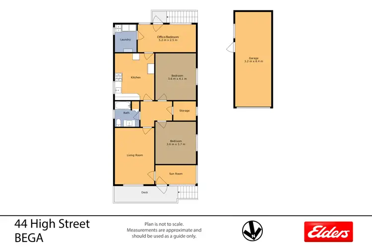 Floorplan of Homely house listing, 44 High Street, Bega NSW 2550