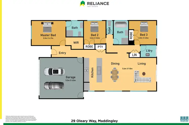 Floorplan of Homely house listing, 29 Oleary Way, Maddingley VIC 3340