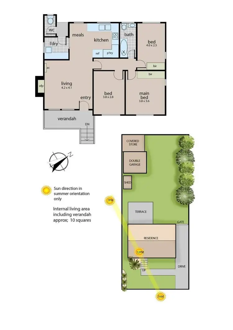 Floorplan of Homely house listing, 14 Jenkens Street, Frankston North VIC 3200