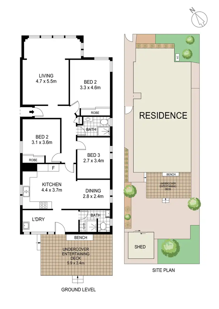 Floorplan of Homely house listing, 50 Hart Street, Tempe NSW 2044