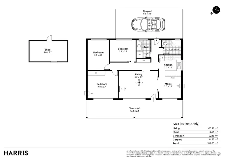 Floorplan of Homely house listing, 15 Banksia Drive, Bridgewater SA 5155