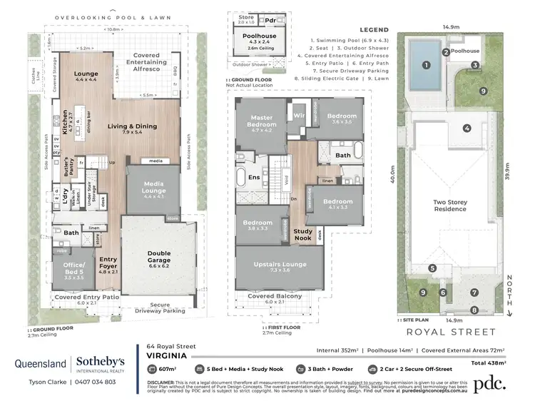 Floorplan of Homely house listing, 64 Royal Street, Virginia QLD 4014
