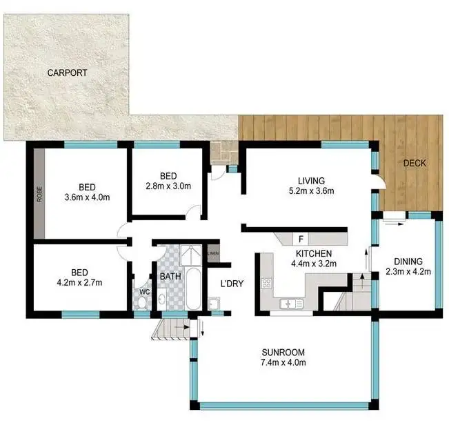 Floorplan of Homely house listing, 37 Raleigh Street, Coffs Harbour NSW 2450