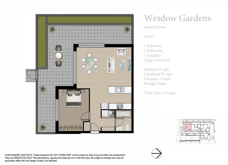Floorplan of Homely apartment listing, 1/59-61 Essington Street, Wentworthville NSW 2145