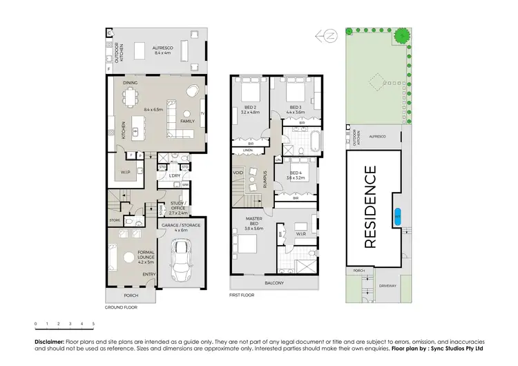 Floorplan of Homely semi-detached listing, 38 Delaware Road, Ermington NSW 2115