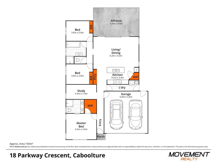 Floorplan of Homely house listing, 18 Parkway Crescent, Caboolture QLD 4510
