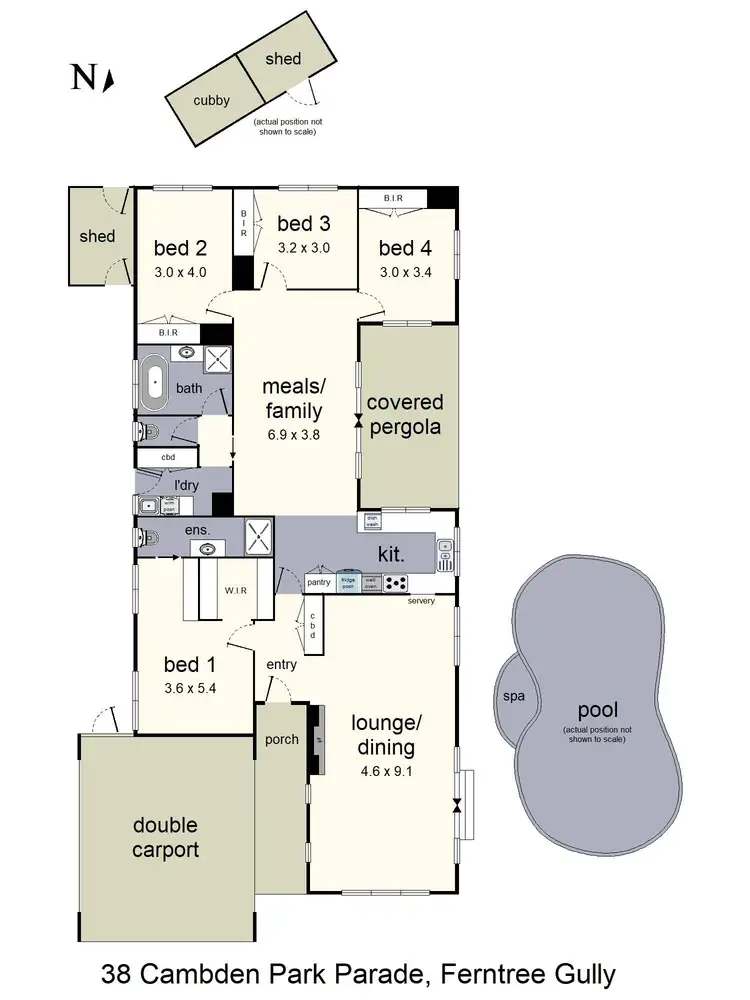 Floorplan of Homely house listing, 38 Cambden Park Parade, Ferntree Gully VIC 3156